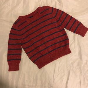 Stripped red and blue long sleeve